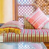 Pillow on sofa decoration interior with morocco style - Vintage Filter